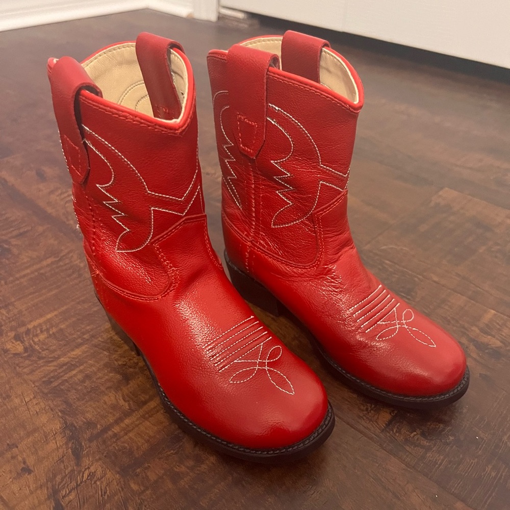 Old West Red Toddler Boots - 7 T
